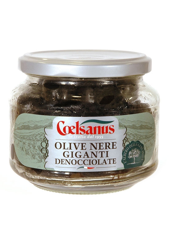 Olives noires géantes dénoyautées